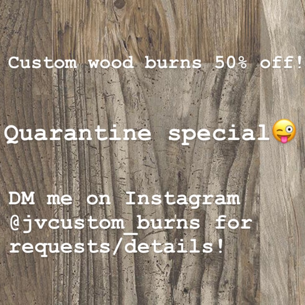 Custom wood burned gifts